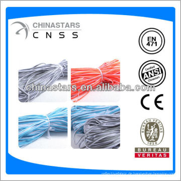 EN471 100% Polyester oder TC blaue Farbe reflektierende Paspel Band
